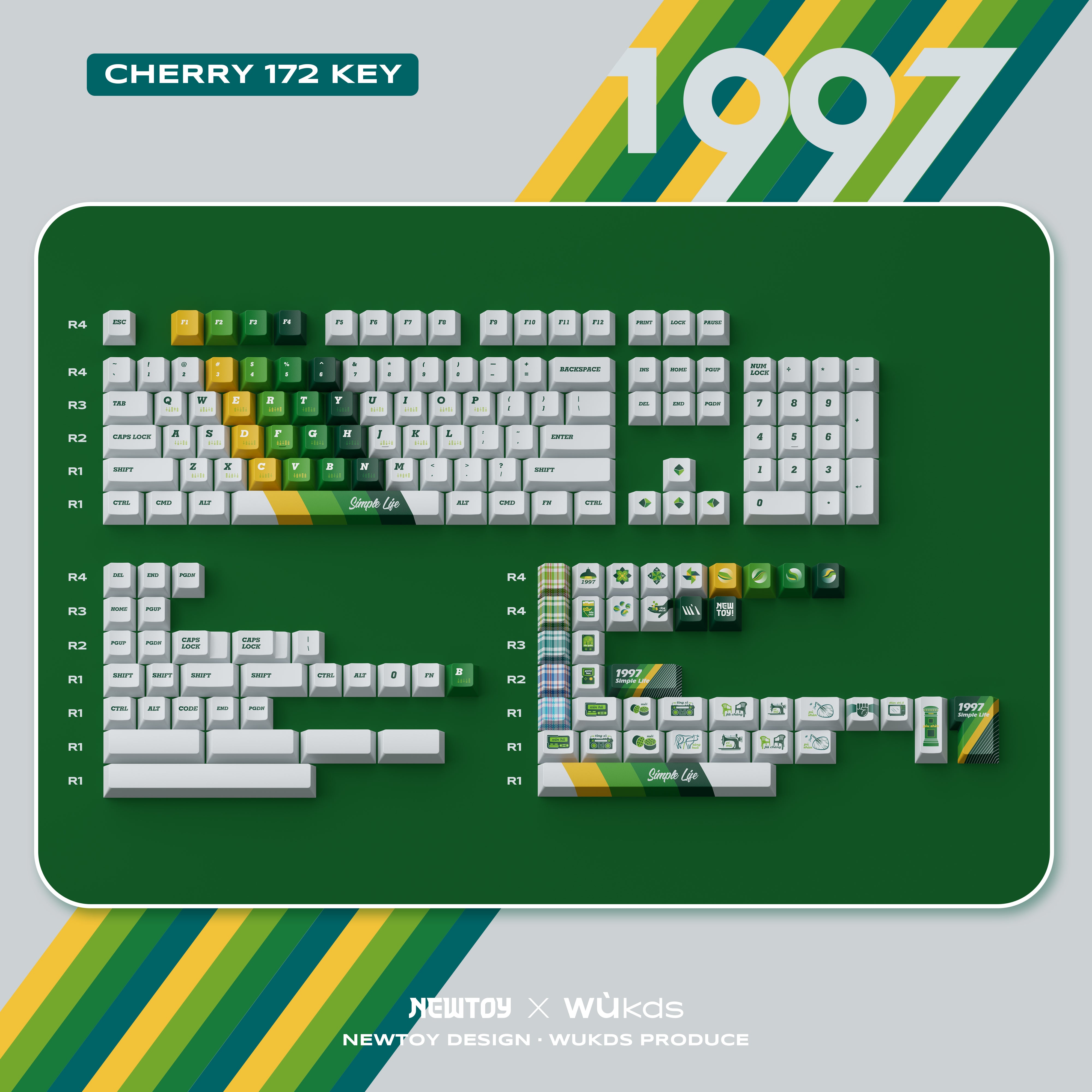 WUkds 1997 Keycap
