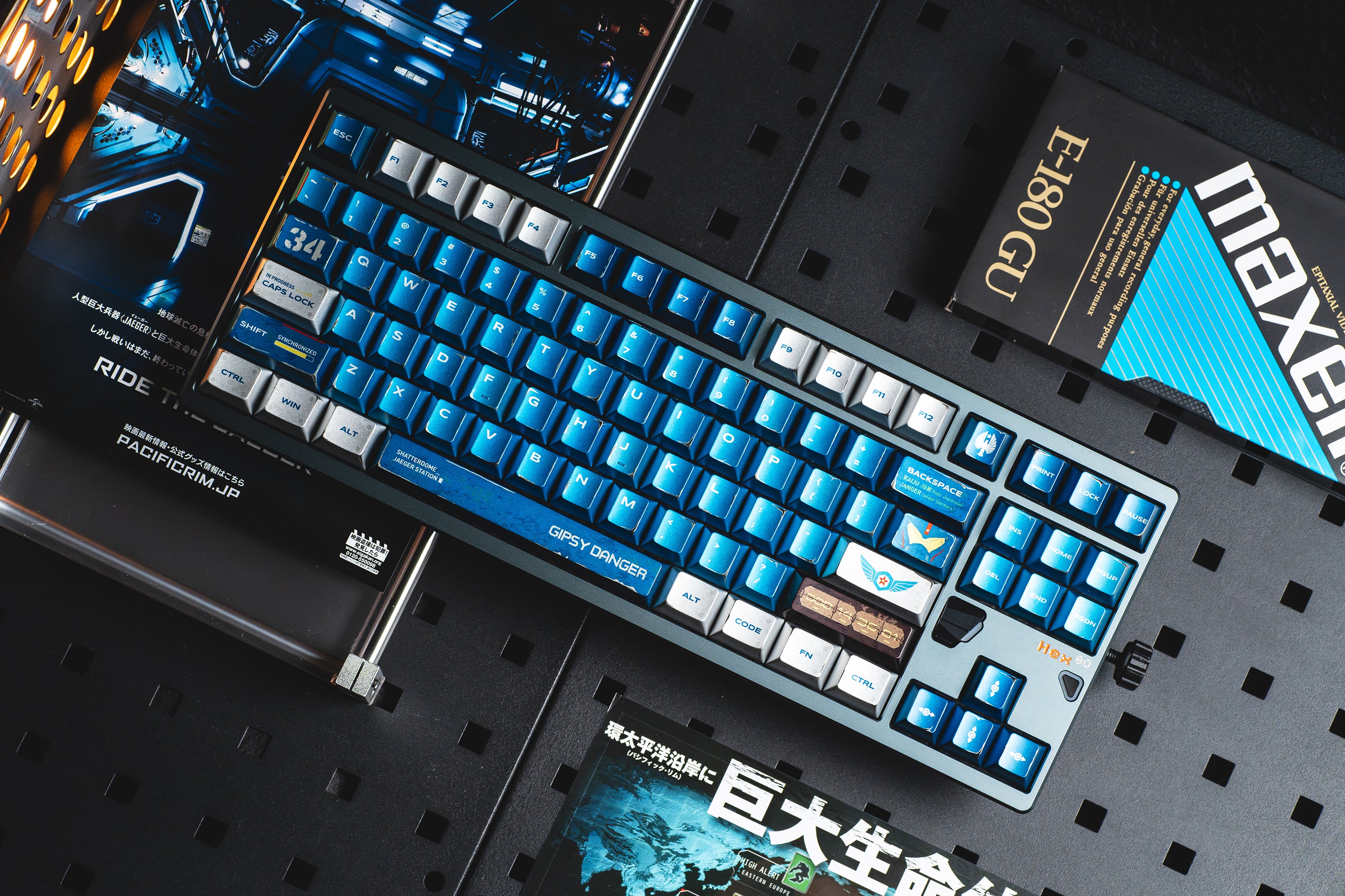 WUkds Metallic Paint Keycaps - Pacific Rim - Dangerous Ranger Keycaps