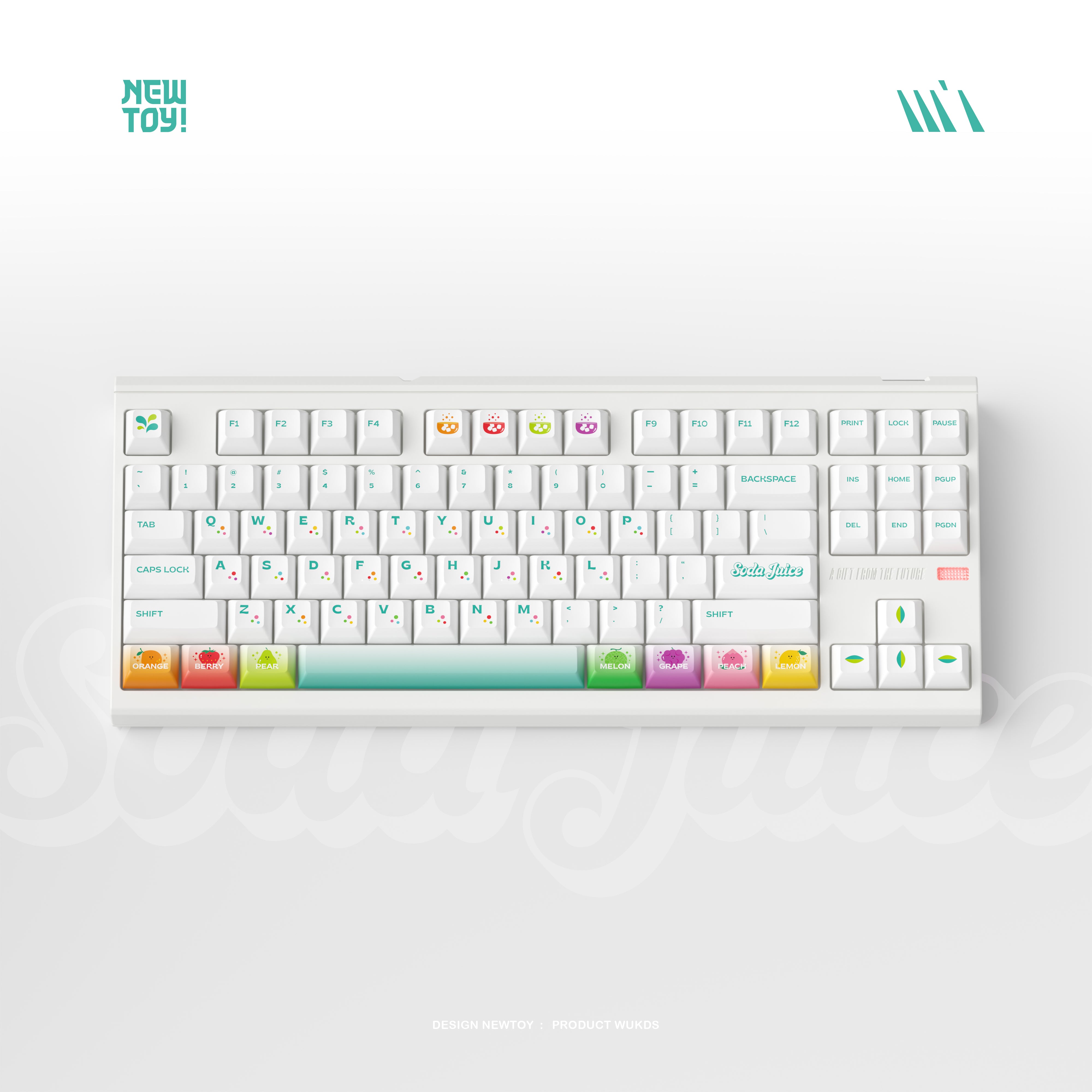 WUkds Soda Juice Keycap