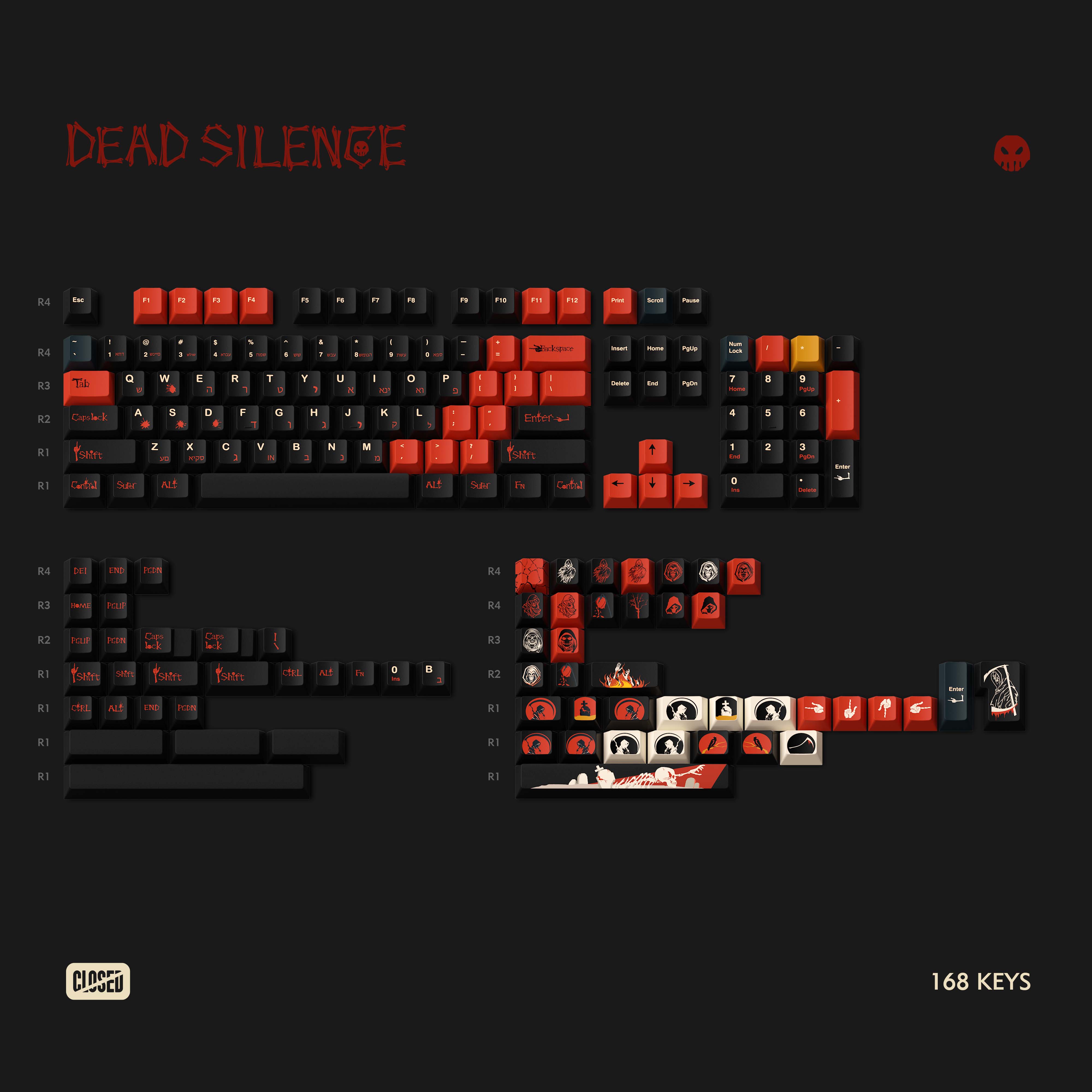 WUkds Dead Silence Keycaps