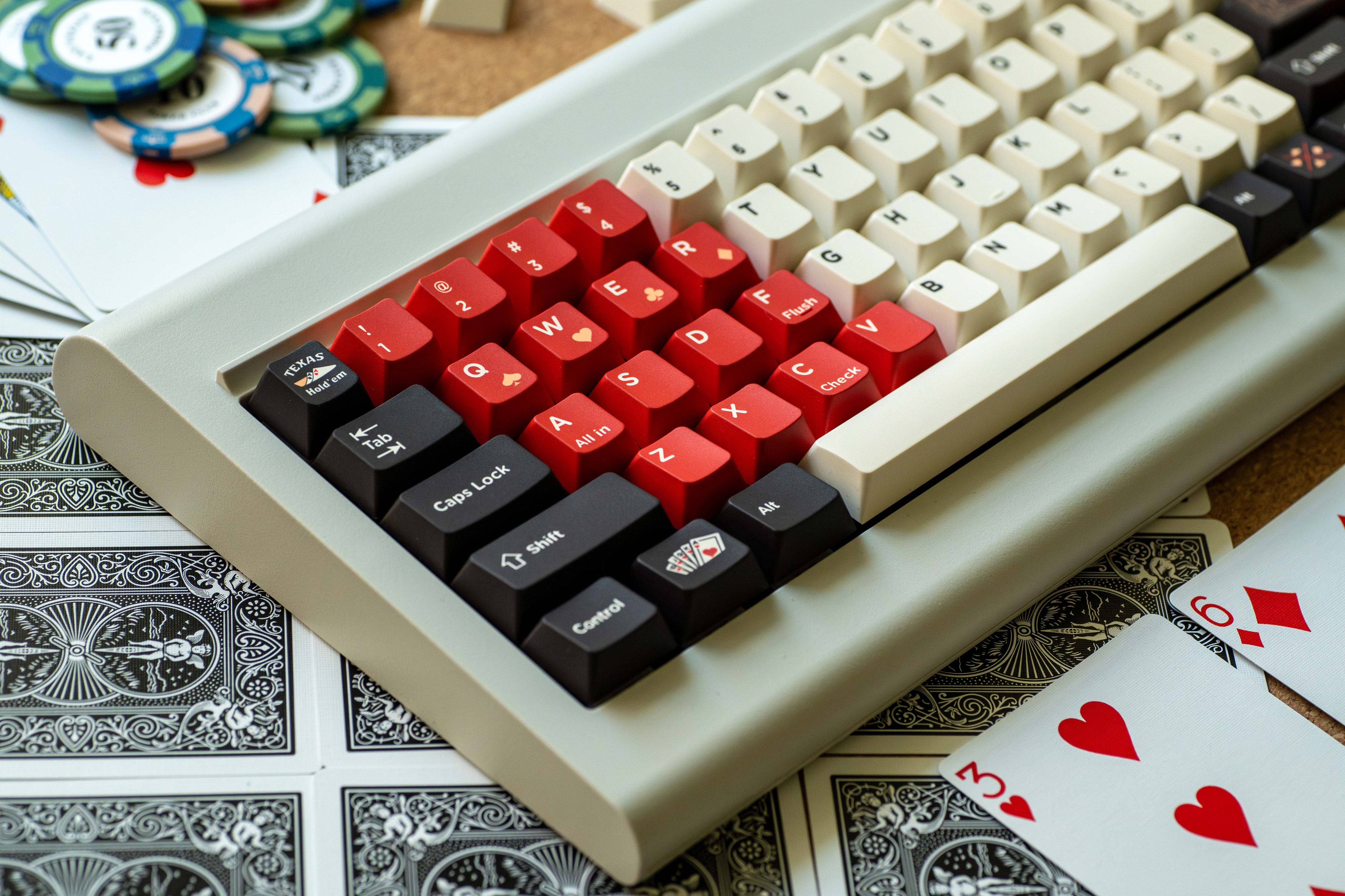WUkds Original Keycaps——Texas Hold'em Keycaps