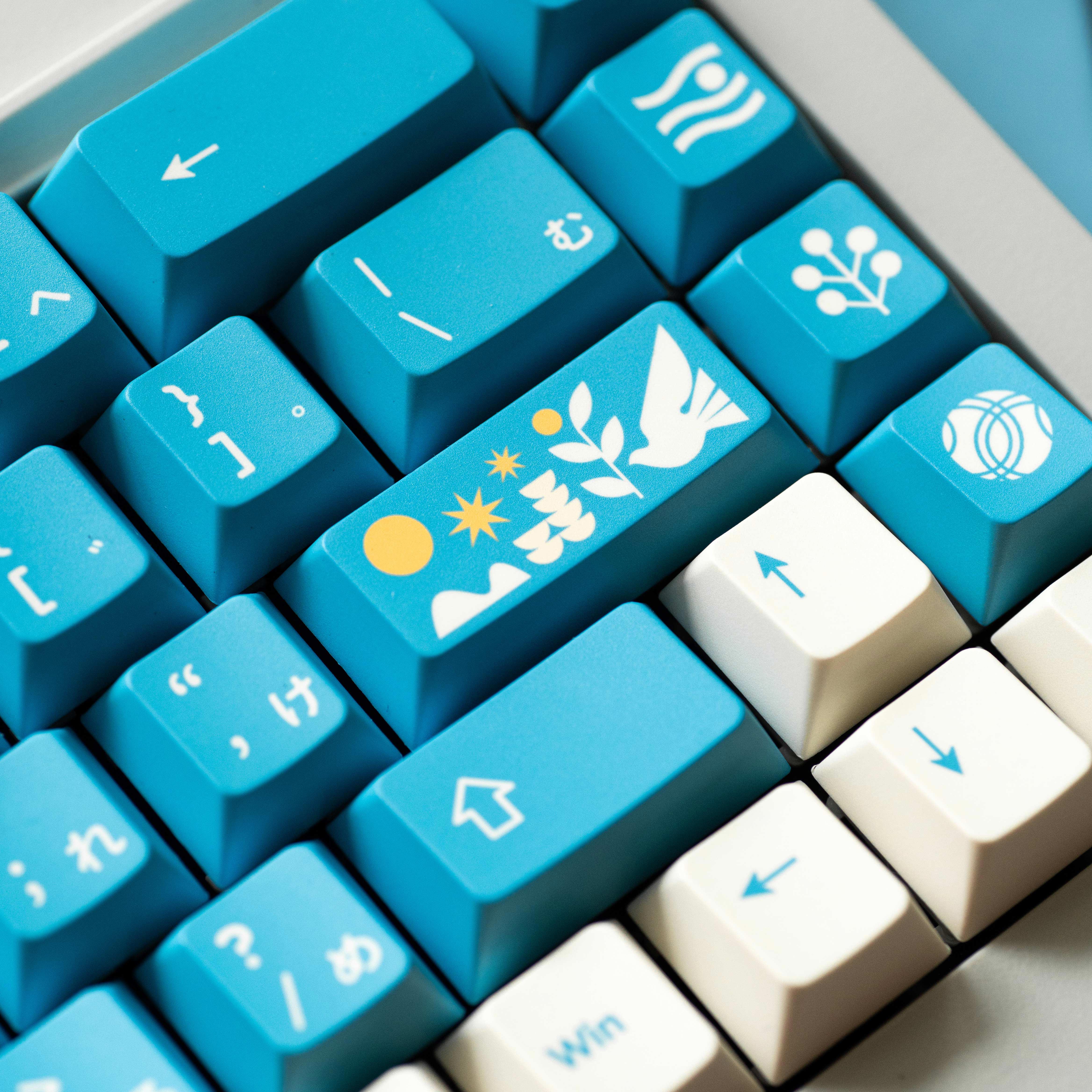 WUkds Original Keycaps——Bluebird