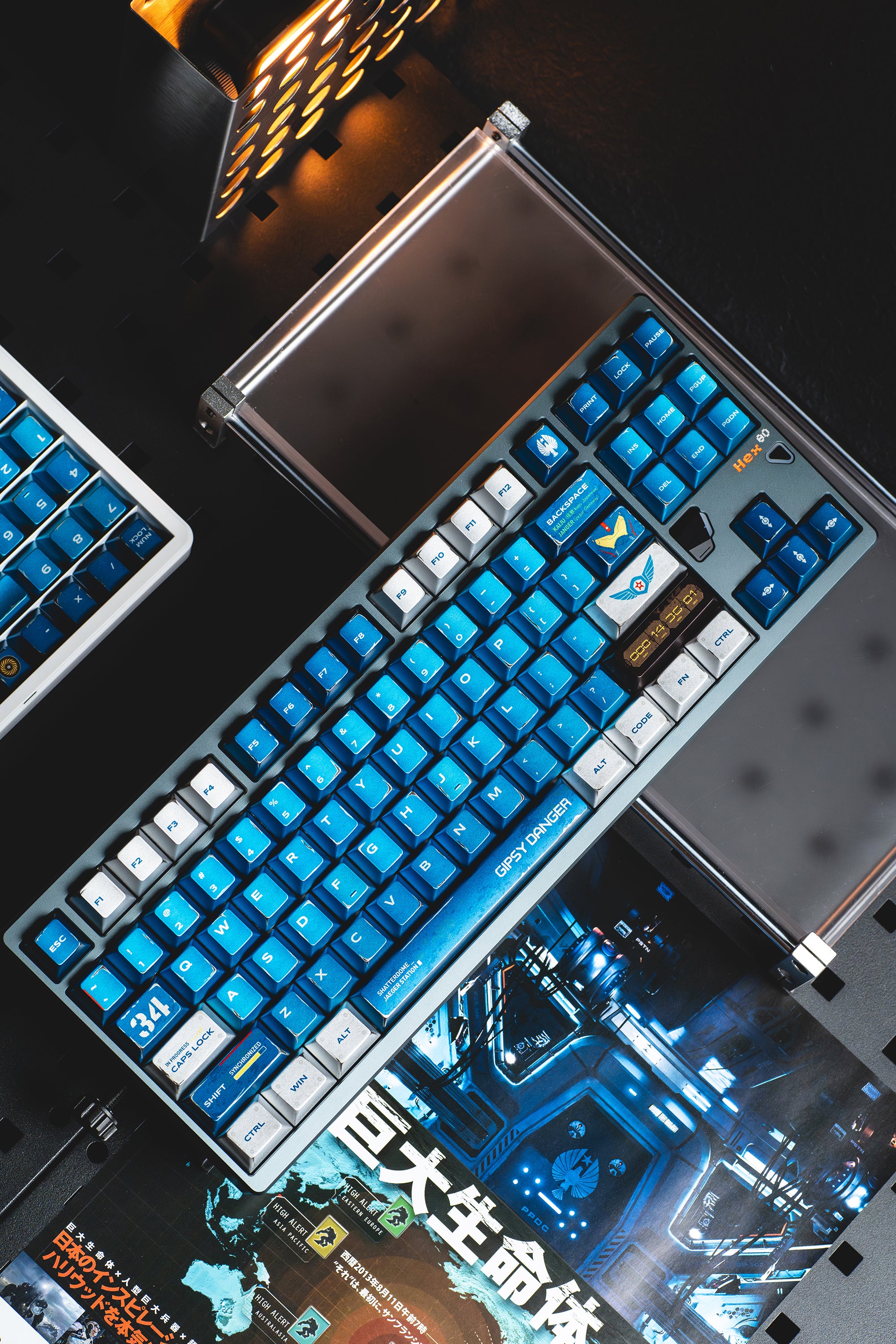 WUkds Metallic Paint Keycaps - Pacific Rim - Dangerous Ranger Keycaps