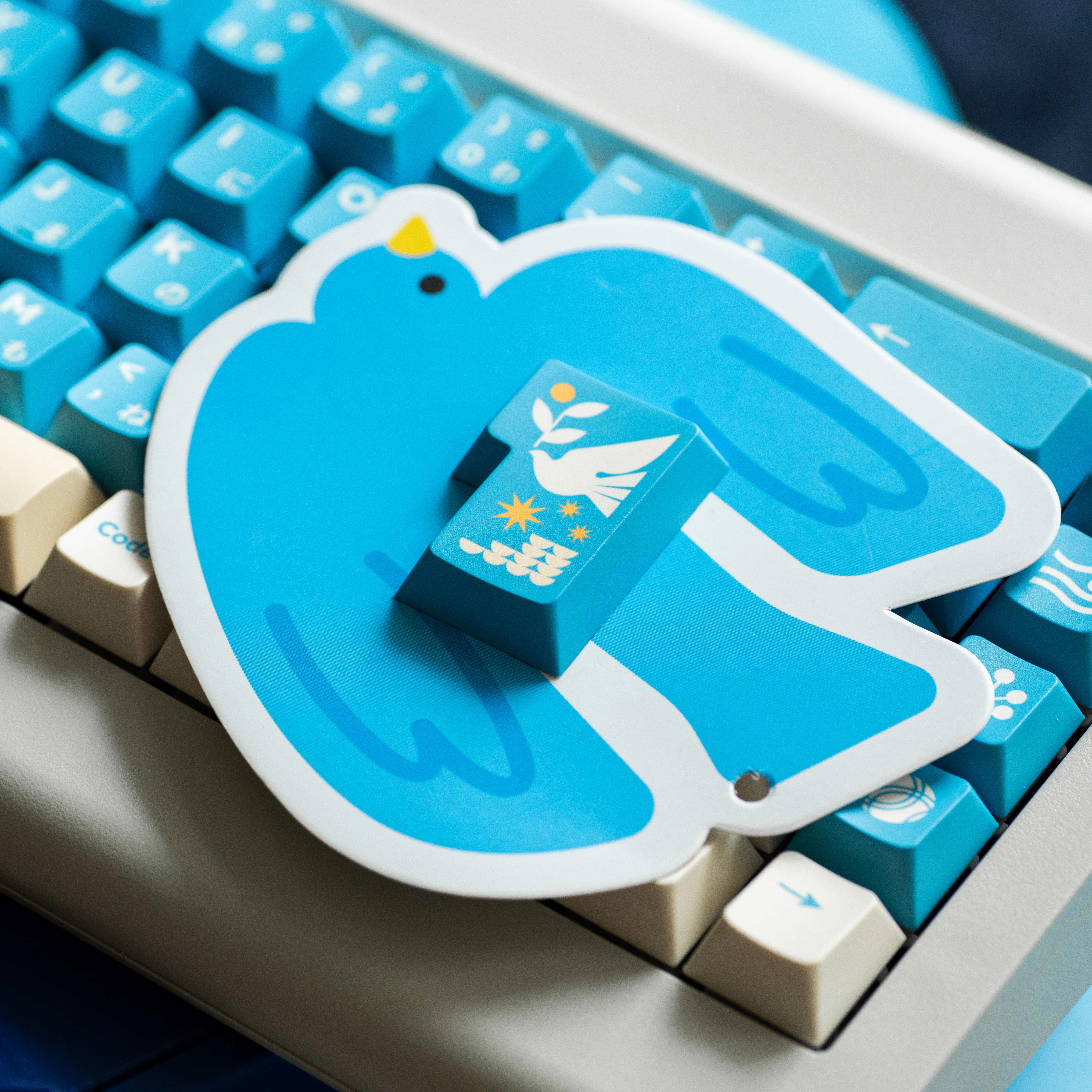 WUkds Original Keycaps——Bluebird