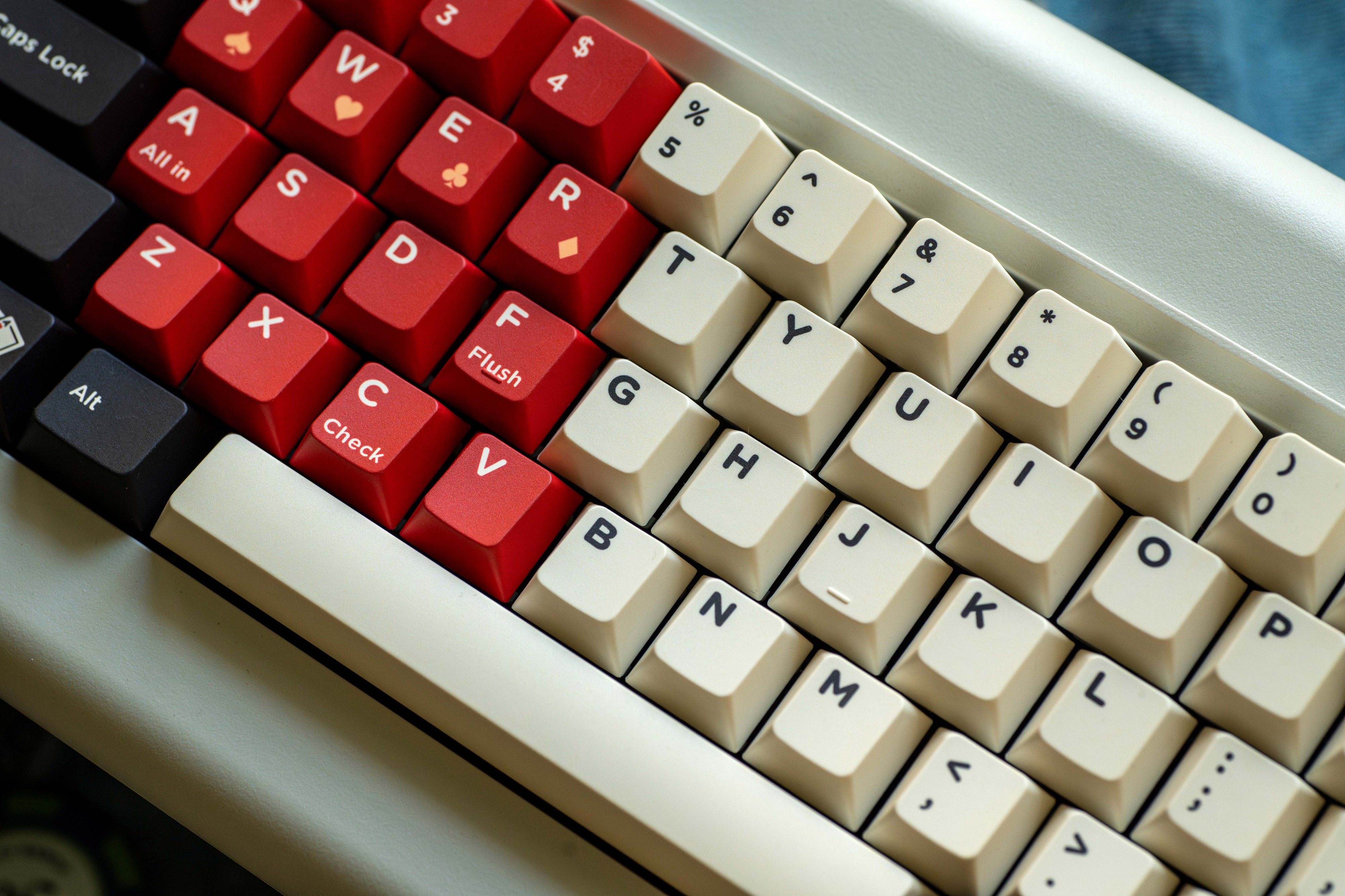 WUkds Original Keycaps——Texas Hold'em Keycaps