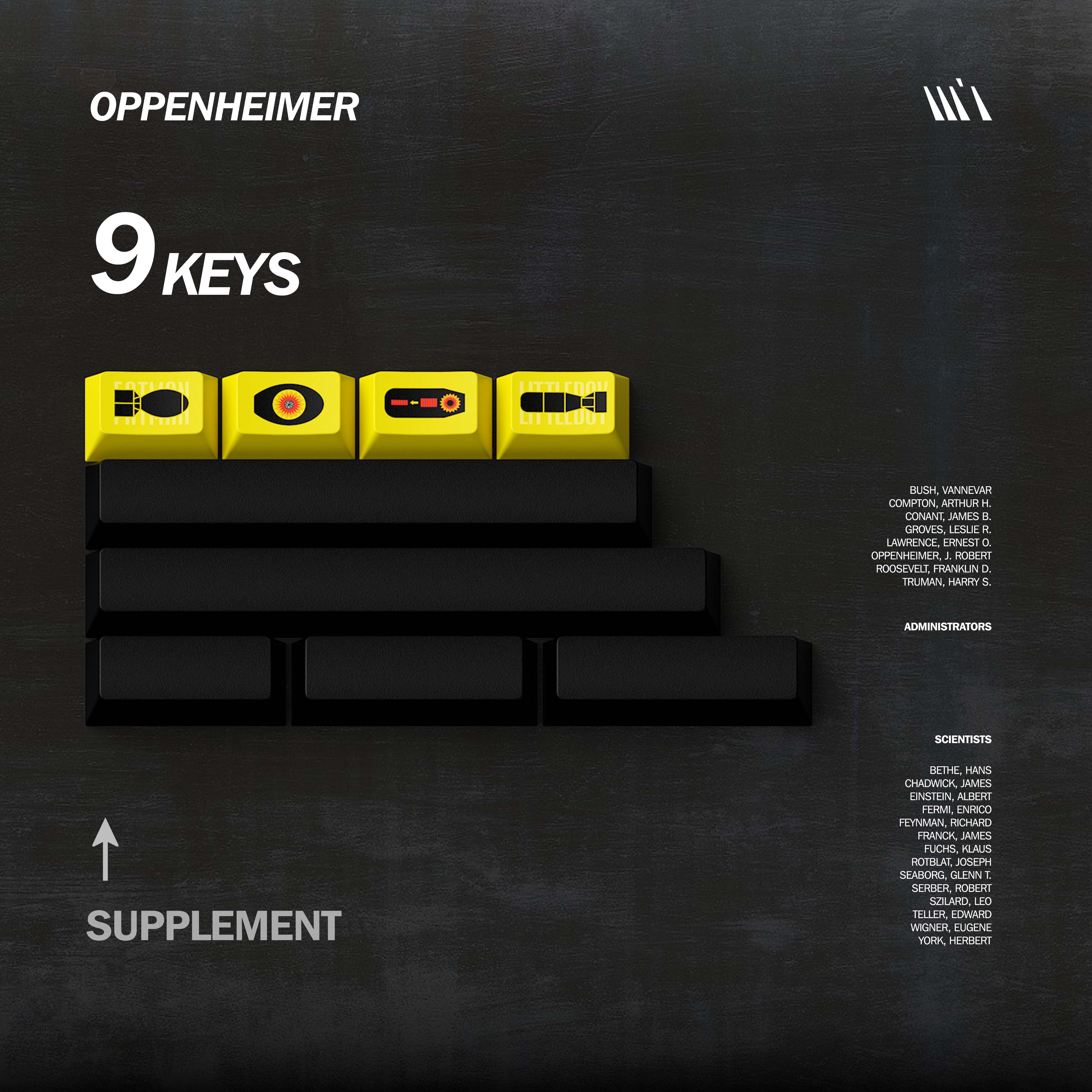 WUkds Original Keycaps——Nuclear Bomb Keycaps