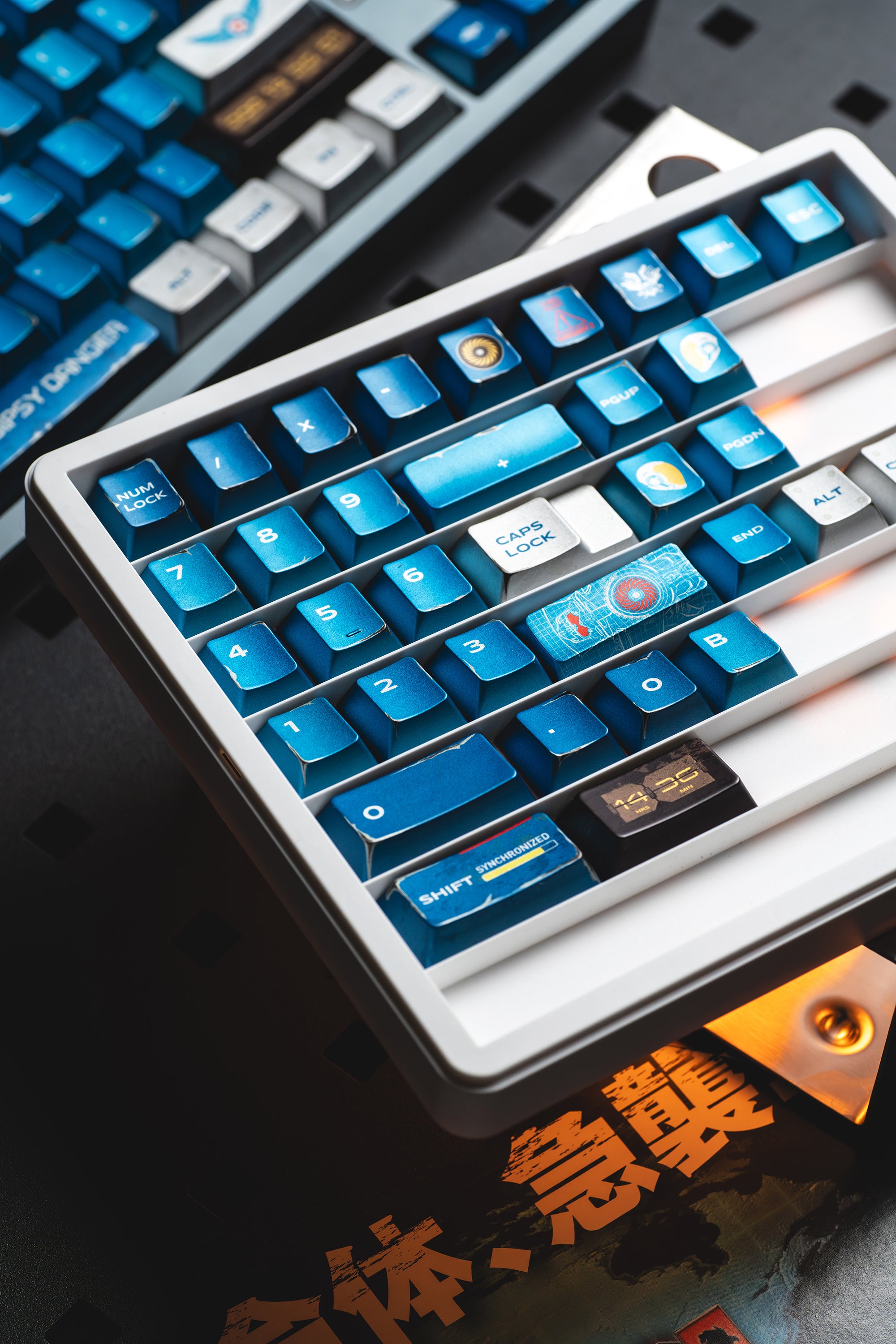 WUkds Metallic Paint Keycaps - Pacific Rim - Dangerous Ranger Keycaps