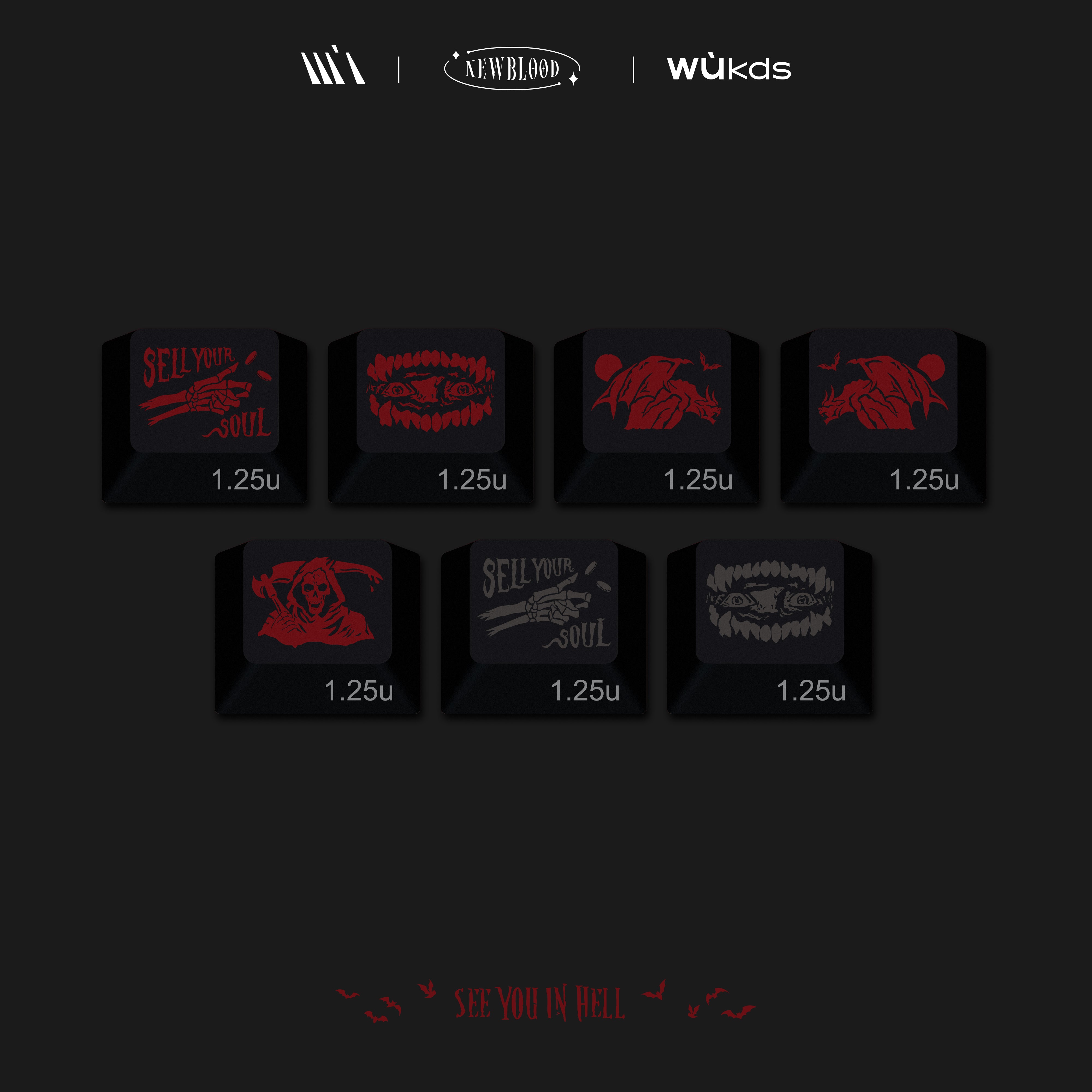 WUkds NEW BLOOD Keycap